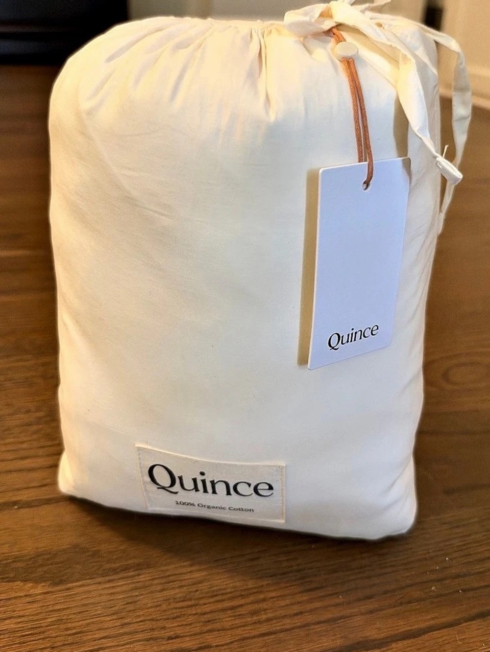 Quince Organic Cotton King Sheet Set, Ivory